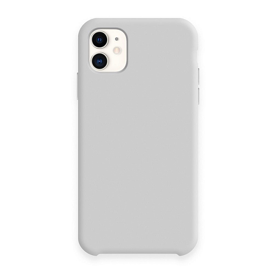 Силиконовый чехол SILICONE CASE для iPhone 11, белый