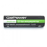 Аккумулятор GoPower 18650 3400mAh с защитой BL-1 (Pan. NCR18650B) (1/155)