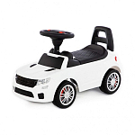 Каталка-автомобиль ПОЛЕСЬЕ "SuperCar" №6 со звуковым сигналом белая 84606