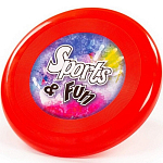 Летающая тарелка, Ø225 мм (красная) 89977