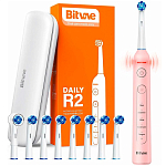 Зубная щетка BITVAE Rotary E- Toothbrush (R2) GLOBAL, розовая