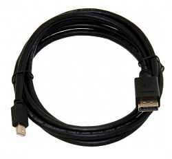 Переходник miniDisplayPort <--< DisplayPort  1.8м TELECOM TA682-1.8M, 4K*60Hz 1.2V Mini DisplayPort M <--> Display Port M 1,8м [6926123463314]