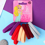 Резинка для волос "Спорт" (набор 10 шт) классика ласка люкс, 4,5 см, микс 6970618