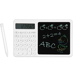 Калькулятор с HD планшетом для рисования J10 Белый
