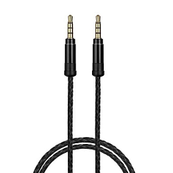 Кабель Jack 3.5 <--> Jack 3.5  1.0м JD-193 Черный