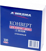 Пакеты бумажные Амедиа с окном 100/1000