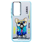 Задняя накладка PC092 для Samsung Galaxy A35 (собака) (transparent)