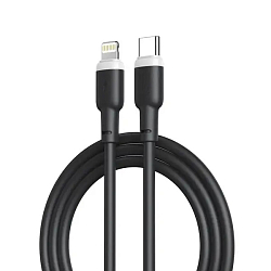 Кабель Lightning <--> Type-C  1.0м XO NB-208A, 20Вт, PD, черный