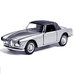 Машина металлическая «Ретро», 1:32, инерционная, открываются двери, цвет серый 10292551