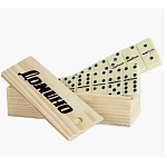 Домино деревянное (деревянная коробка)