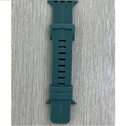 Силиконовый ремешок ISA для Apple Watch 38/40mm Sport сине-зеленый