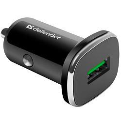 Авто ЗУ 1USB DEFENDER UCA-91, QC3.0, 18W