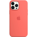 Силиконовый чехол STR Soft Touch MagSafe для iPhone 13 Pro Max Pink Pomelo (pозовый помело)