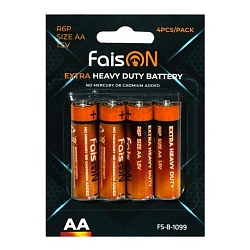 Элемент питания FAISON R06P BL-4 Extra (4/40/800), (арт.FS-B-1099)