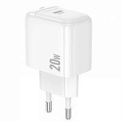 Сетевое ЗУ 1Type-C BOROFONE BAS43A PD20W белый