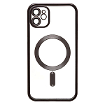 Задняя накладка SM027 SafeMag для iPhone 11 (black) (232390)