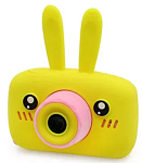 Фотоаппарат детский Children's fun camera Зайчик розово-желтый