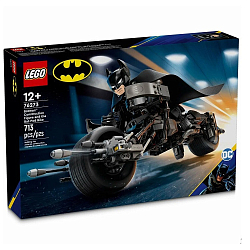 Конструктор LEGO Super Heroes 76273 Фигура Бэтмена и Бэтцикл