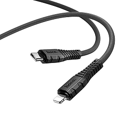 Кабель Lightning <--> Type-C  1.0м HOCO X67 Nano, чёрный