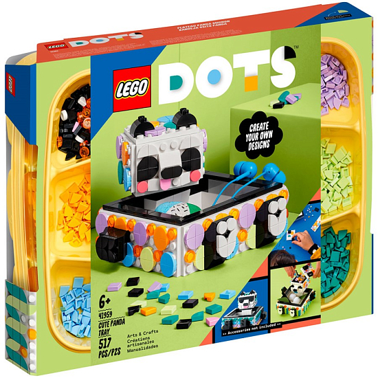 Конструктор LEGO DOTS 41959 Ящик «Милая панда»