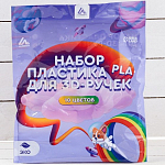 Пластик PLA-10, LuazON, 10 цветов по 10 метров