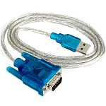 Кабель-адаптер USB <--> Com DB9M RS232 0.8 м. 9pin HL-340