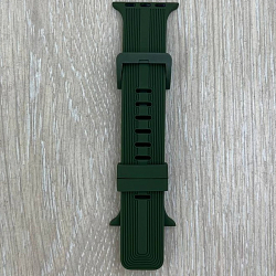 Силиконовый ремешок ISA для Apple Watch 38/40mm Sport Зеленый