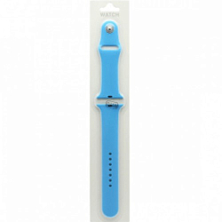 Силиконовый ремешoк MOBI для Apple Watch 42mm голубой