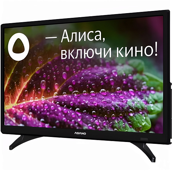 Телевизор ASANO 24LF8010T черный 24"