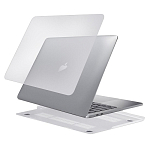 Чехол Mbook Pro 14 (2023/2021) матовый прозрачный (A2442/A2799/A2918 M3/A2992 M3)