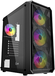Системный блок игровой TOP BLACK SE 241011 (Core i5-12400F/ 32GB DDR4/ SSD 1TB/ RTX 4060Ti 8GB/ DOS)