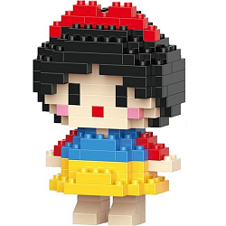 Фигурка-конструктор "Белоснежка" желт 27