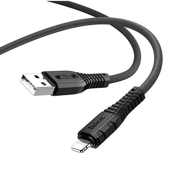 Кабель USB <--> Lightning  1.0м HOCO X67 Nano, чёрный