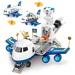 Парковка Etastra "Самолёт -парковка: полиция" (59,5х35х23,5 см, свет, звук)