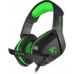 Наушники JET.A GHP-180 чёрно-зелёная