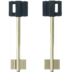 Заготовка ключа Бордер-4 102*22*13,8 мм, лат., с пластиком, б/п