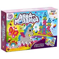 Аквамозаика с декорациями «Единорог»