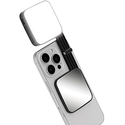 Свет для съемки WALKER WLR-A7, LED, 3 режима, магнитный, с зеркалом, портативный, черный