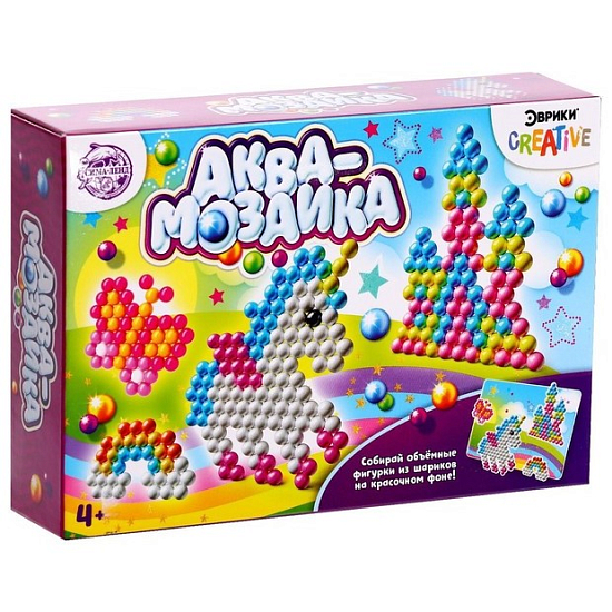 Аквамозаика с декорациями «Единорог»