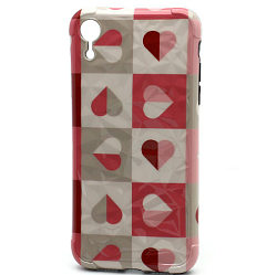 Задняя накладка WATER PRINT для iPhone XR (006) волнистый