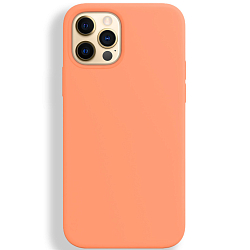 Силиконовый чехол SILICONE Case для iPhone 12/12 PRO №56 оранжевая папайя