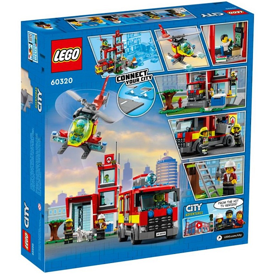 Конструктор LEGO City 60320 Пожарная часть