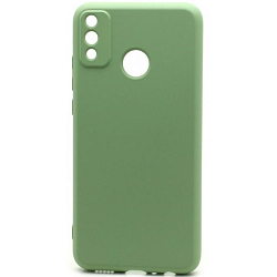 Силиконовый чехол Silicone Case NEW ERA для Honor 9X Lite зеленый