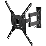 Кронштейн KROMAX Optima-404 black, 15-55", настенный, поворотно-выдвижной и наклонный (28011)