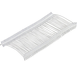 Соединители-биркодержатели пласт. д/игловых пистолетов, стандарт. игла,50мм,5000шт, BRAUBERG, 291043