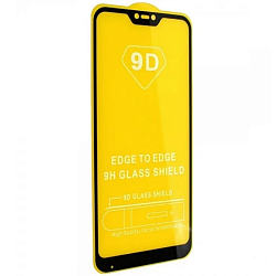 Противоударное стекло 9D NONAME для XIAOMI Redmi 4X черное, в техпаке