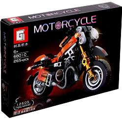 Конструктор Мототехно «Байк», 265 деталей 9223614
