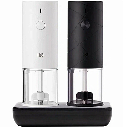 Набор автоматических мельниц для специй HuoHou Electric Grinder Rechargable (HU0275 RUS) Wh+Bk