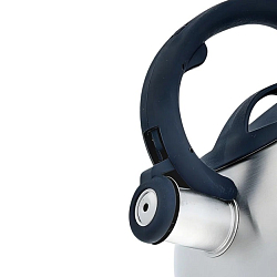 Чайник со свистком Webber BE-0587, 3л, из нержавеющей стали сатин