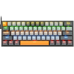 Клавиатура REDRAGON Fizz RU, RGB, melt-gold свитчи, сер-оранжевый (72600)